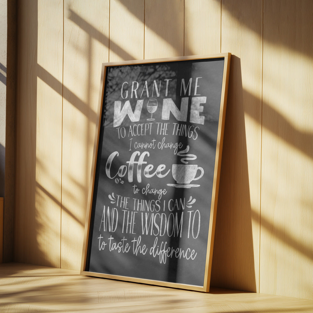 Vin och kaffe | Poster