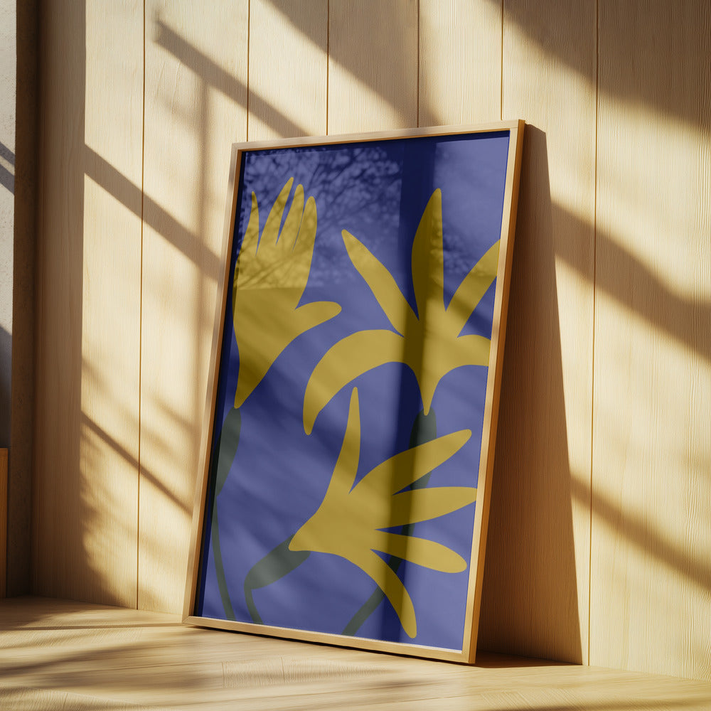 Golden Petals Glow | Poster