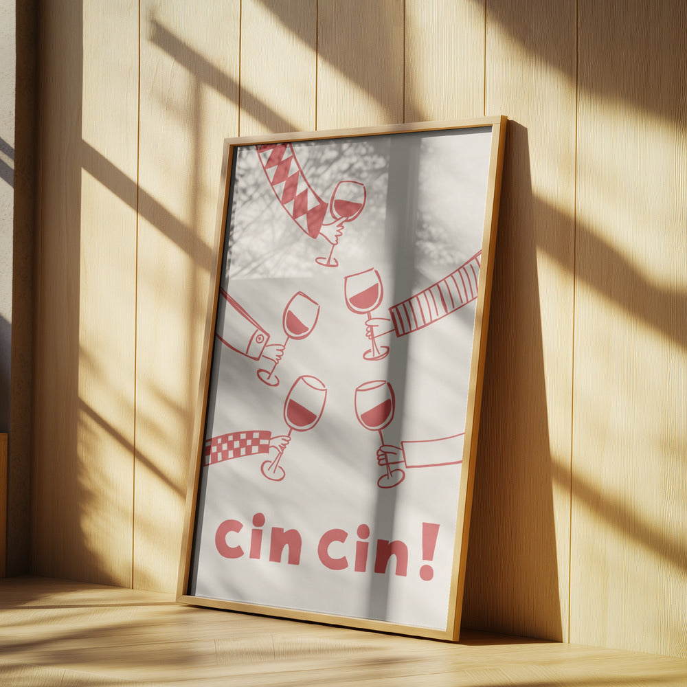 Cin cin! Vinfest med vänner | Poster