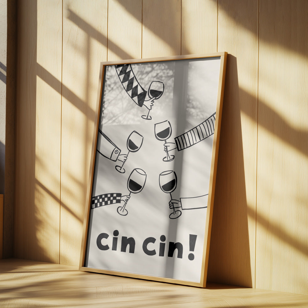 Cin cin! Vinfest med vänner | Poster