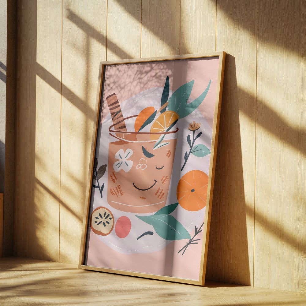 Kanel- och apelsincocktail | Poster