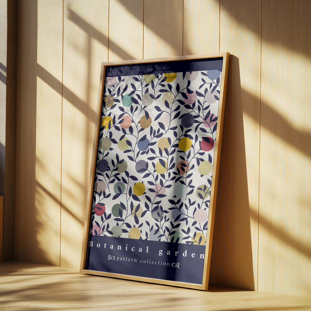 Expectant Iteration Botanical Garden Pattern | Poster