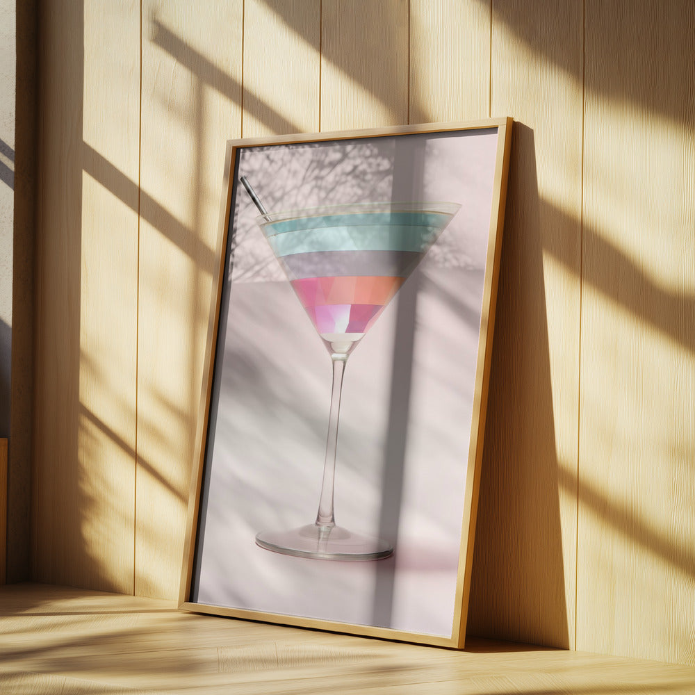 Striped Martini | Poster