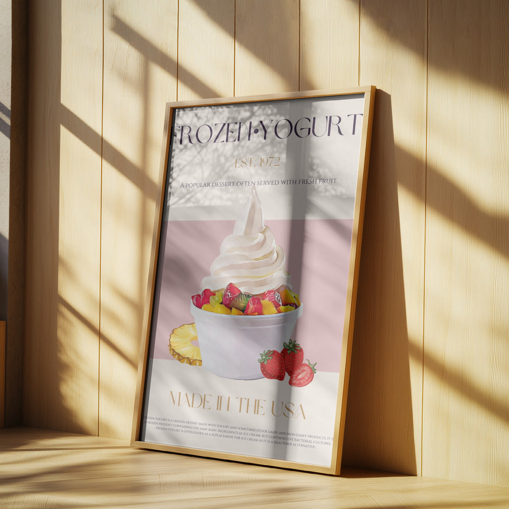 Swirl of Frozen Yogurt | Poster