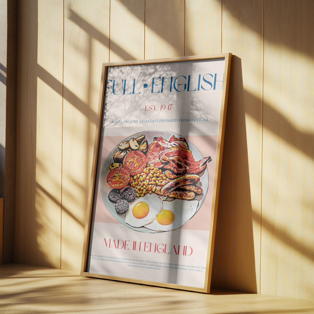Traditionell engelsk frukost | Poster