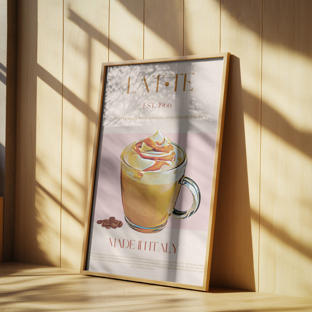 Creamy Latte Delight | Poster