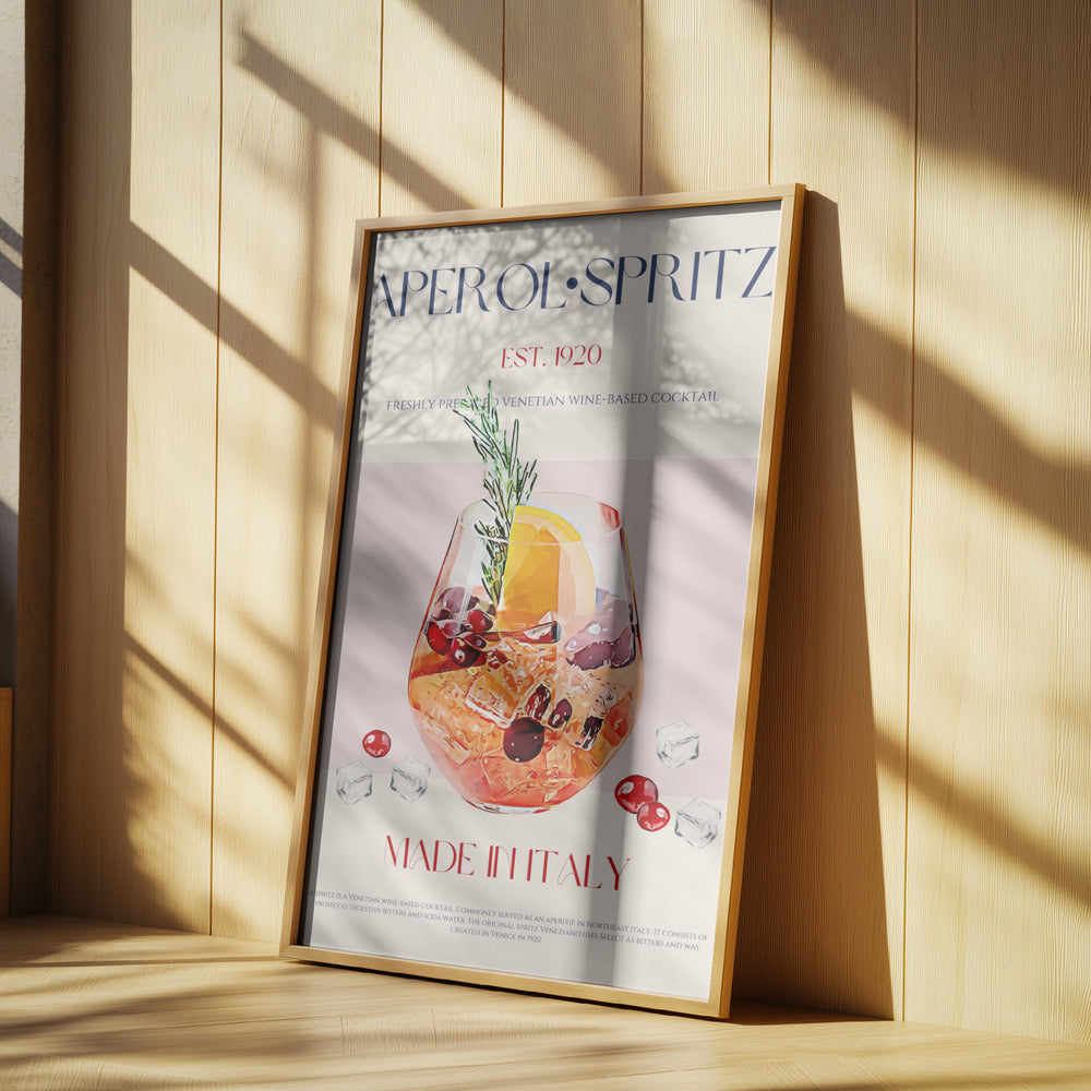 Aperol Spritz Cocktail | Poster