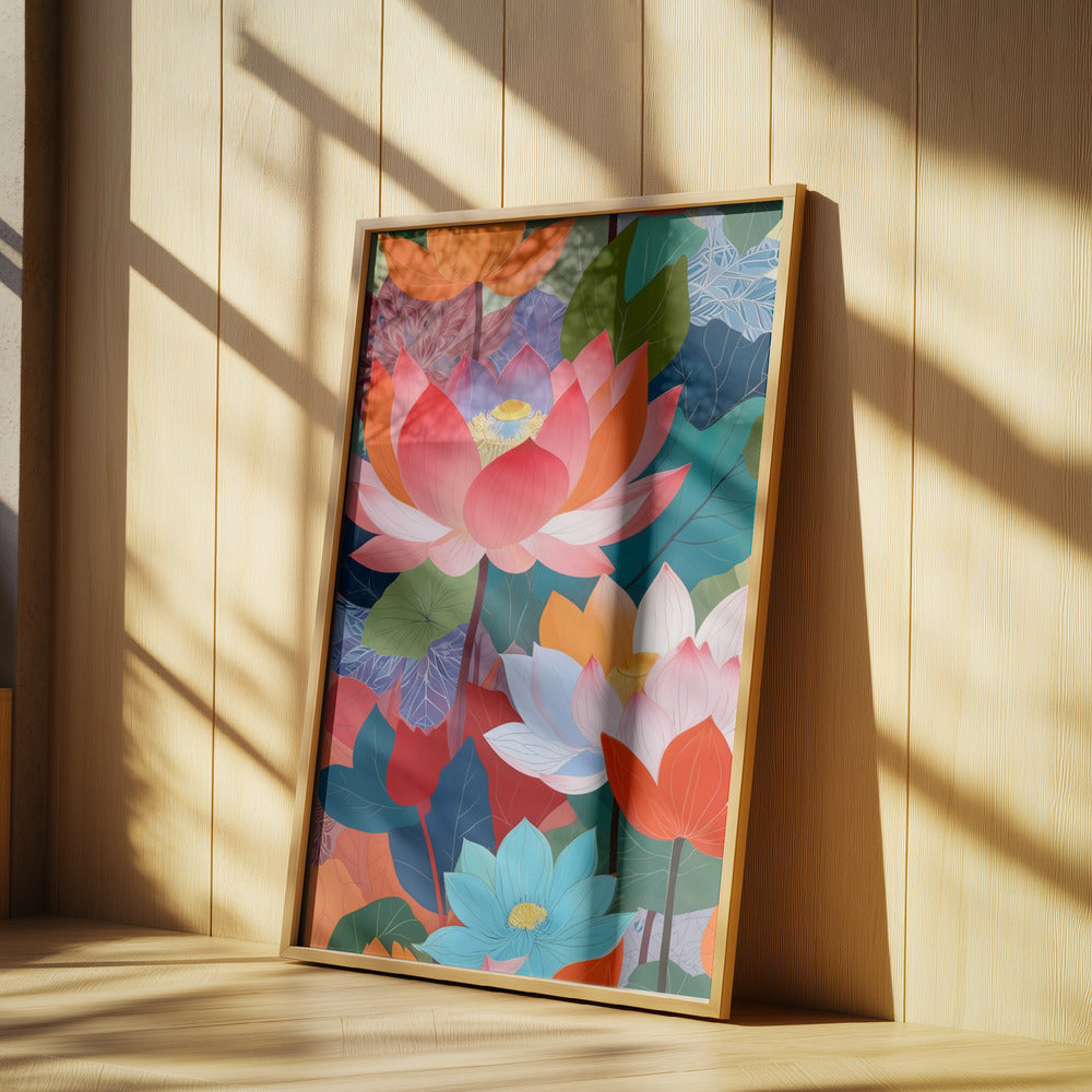 Den förtrollade lotusträdgården | Poster