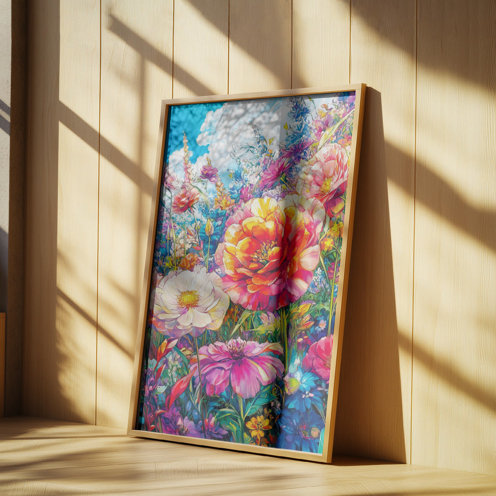 Wildflower Meadow Evergreen Flowers | Poster