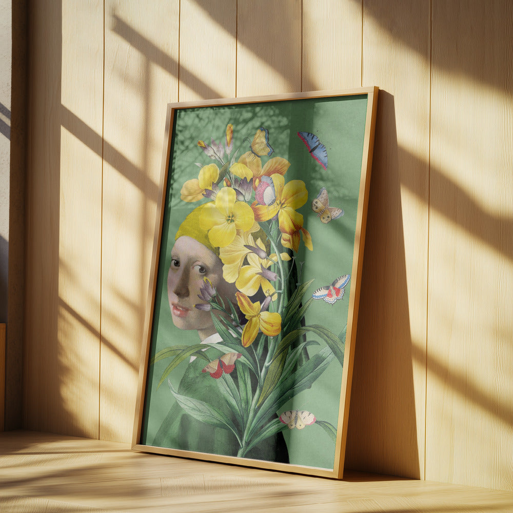 Flicka med pärlörhänge vårutgåvan II | Poster
