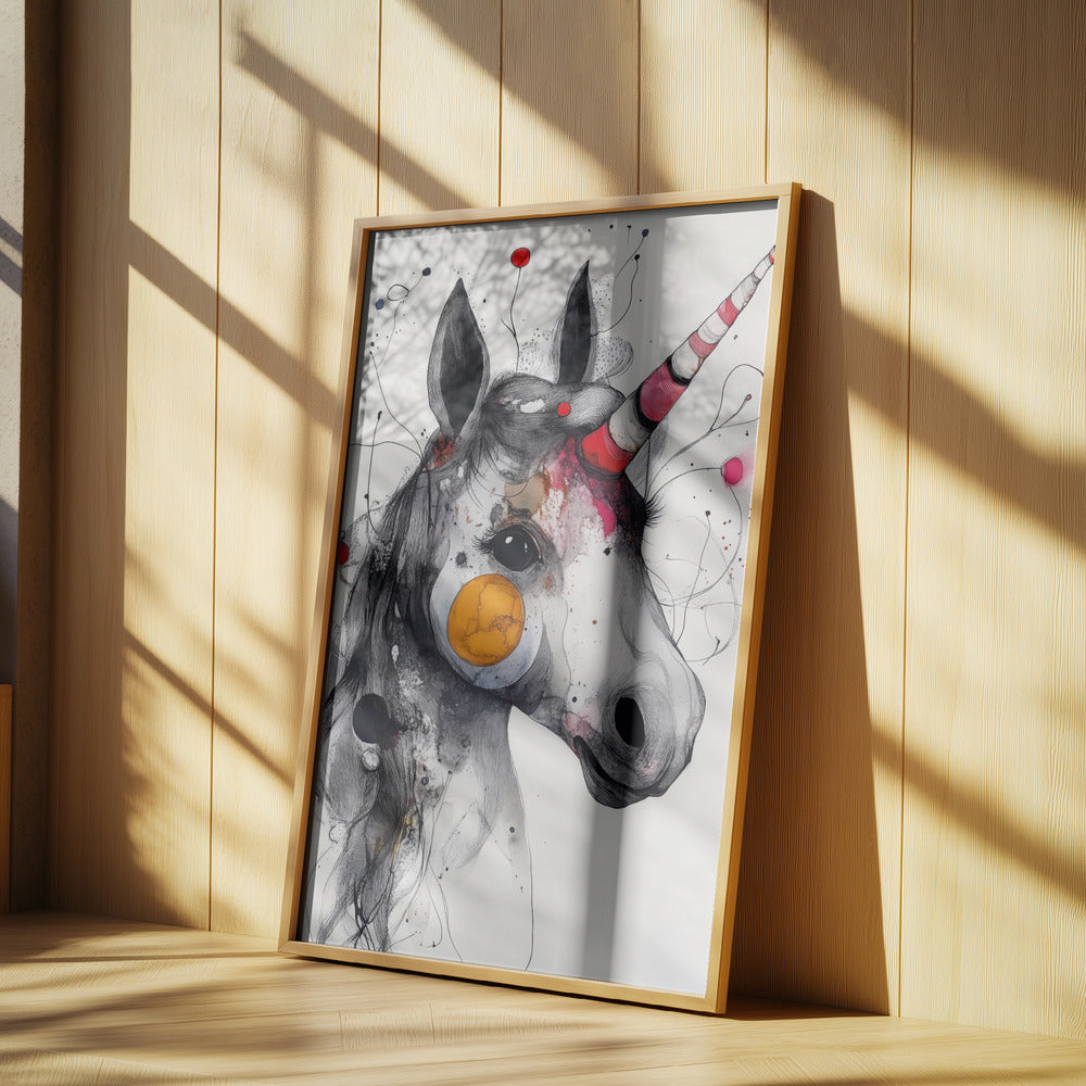 Unicorn drawing art | Poster