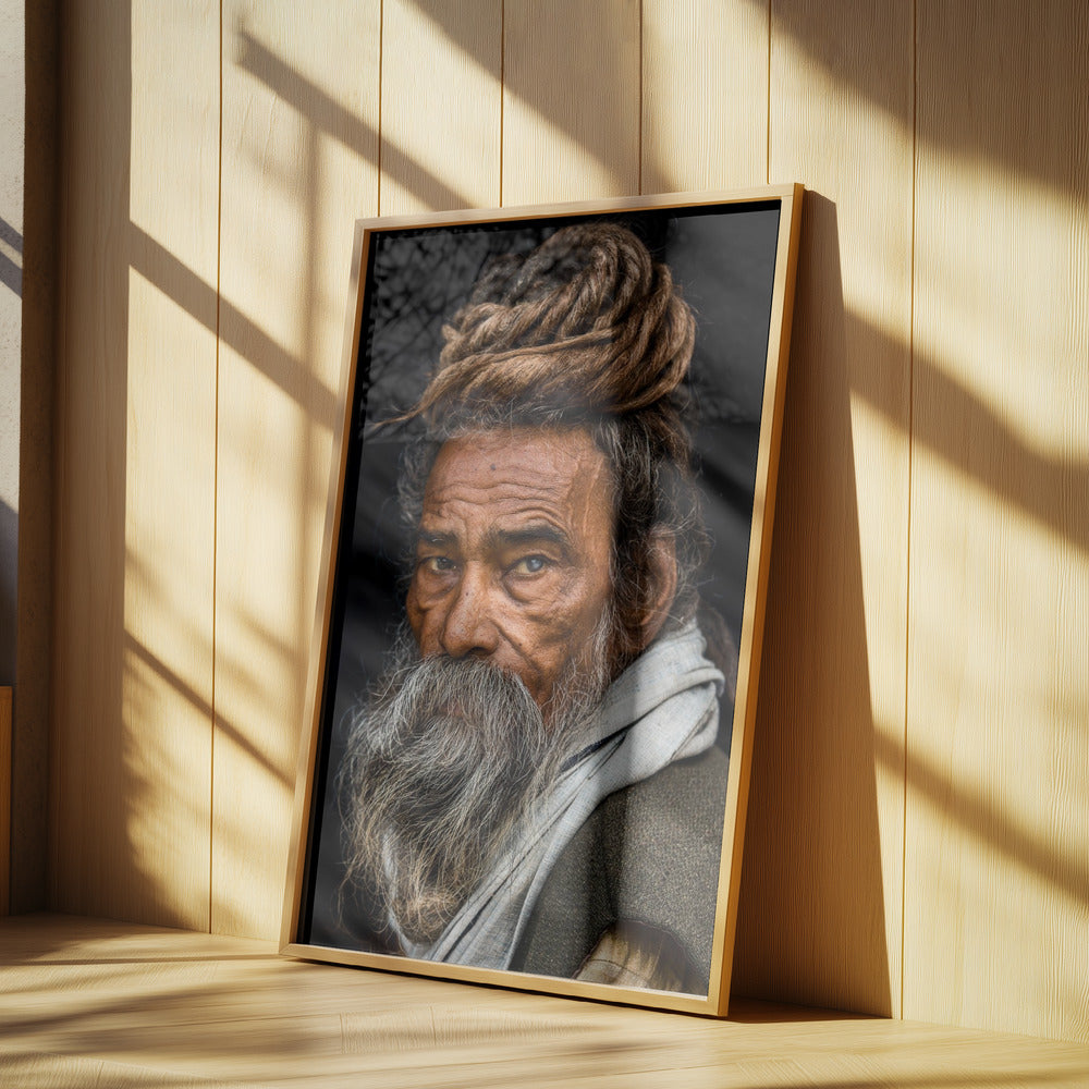 Porträtt av en Sadhu... | Poster