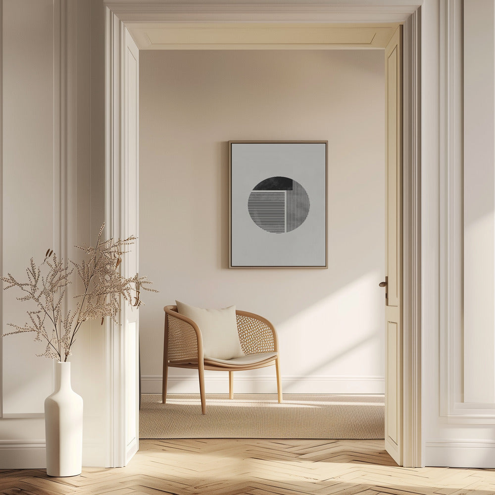 Minimalistisk rund | Poster