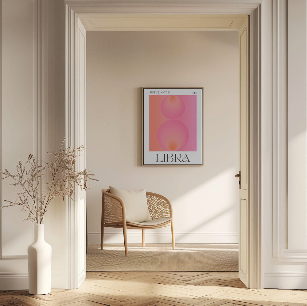 Libra's Dual Glow | Poster