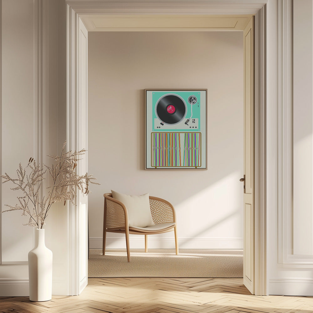 Pila de vinilo | Posters - Impresiones de Arte
