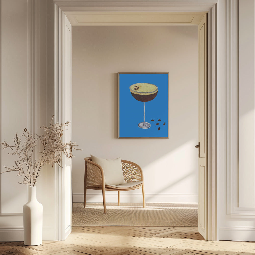 Espresso Martini Blå | Poster