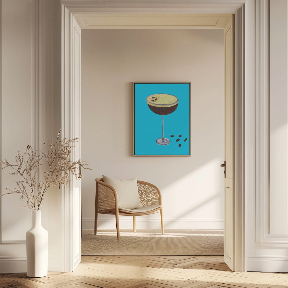Espresso Martini Himmelsblå | Poster