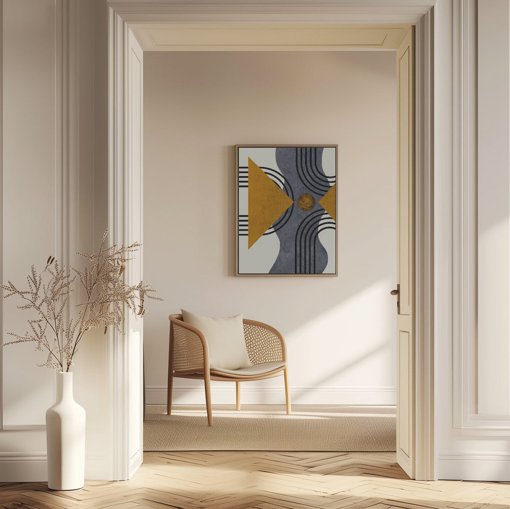 Texturerad komposition från mitten av århundradet 3 | Poster