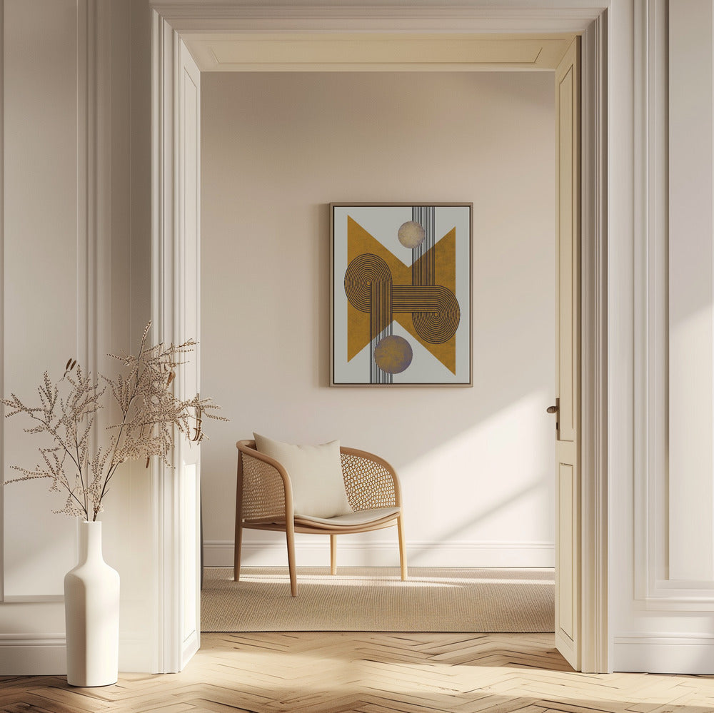 Texturerad komposition från mitten av århundradet 4 | Poster