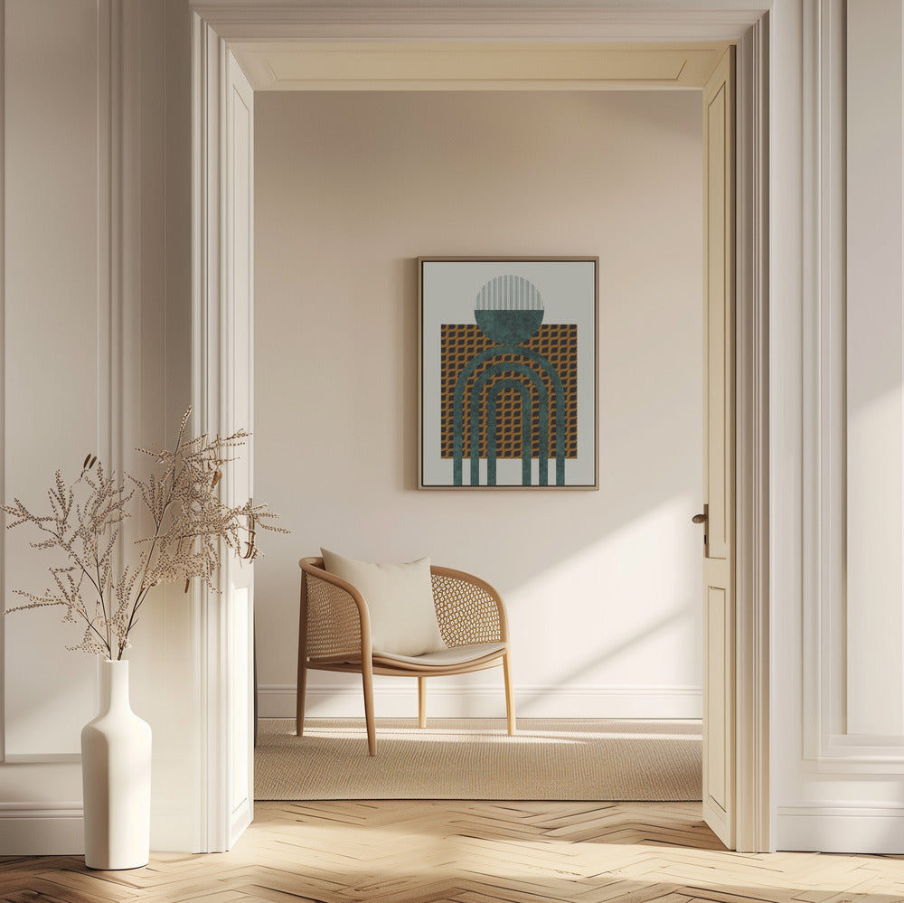 Texturerad komposition från mitten av århundradet 5 | Poster