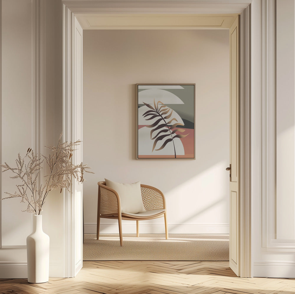 Glowing Palm Leaf | Poster