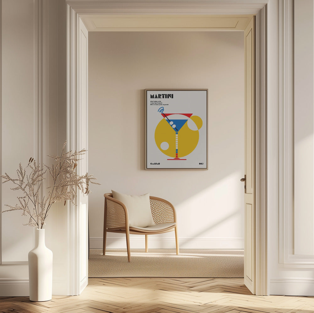 Martini Bauhaus-cocktail | Poster