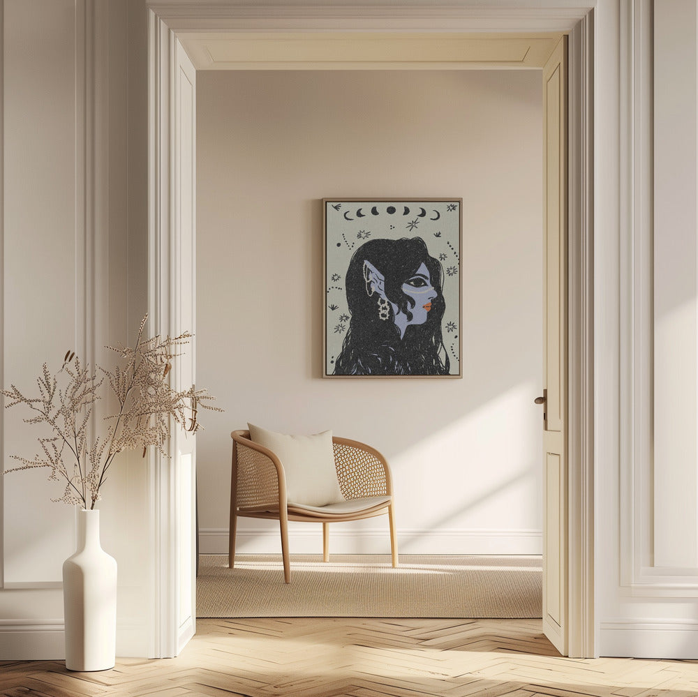 Porträtt av en sjöjungfru | Poster