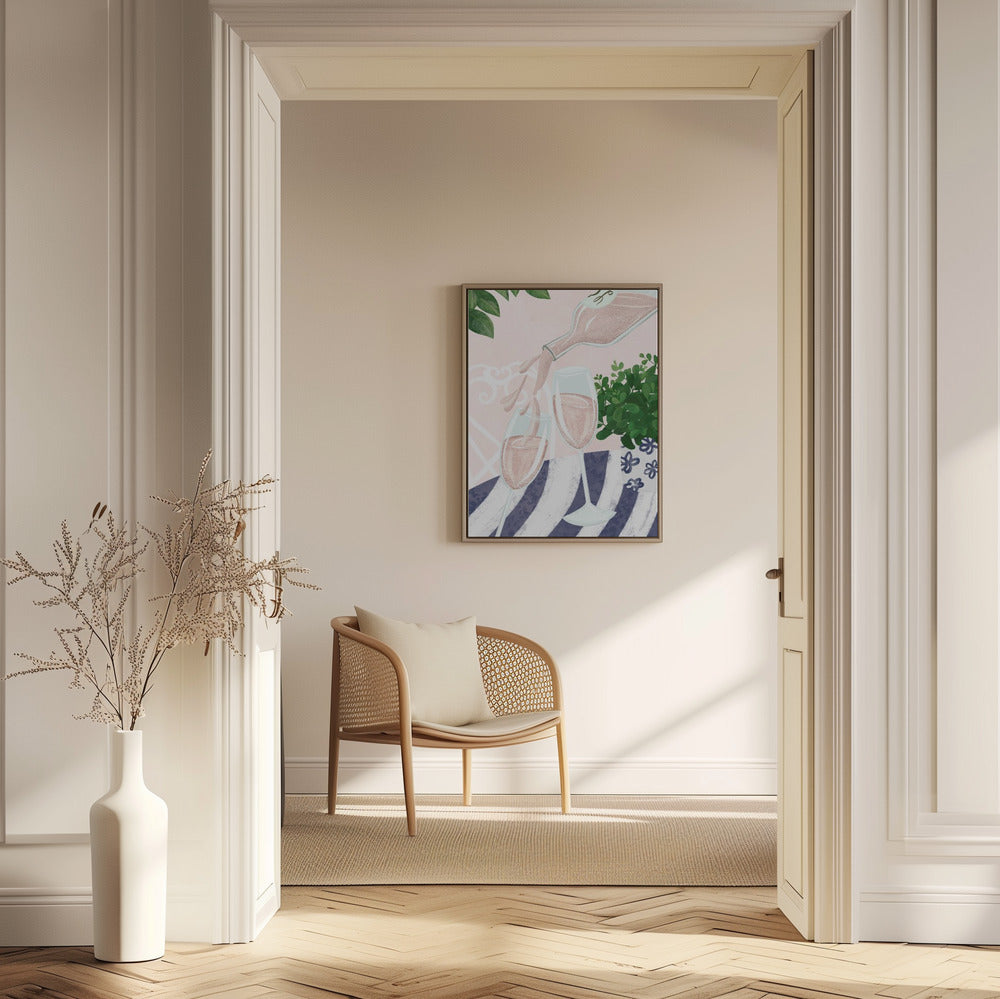 Mousserande rosé | Poster