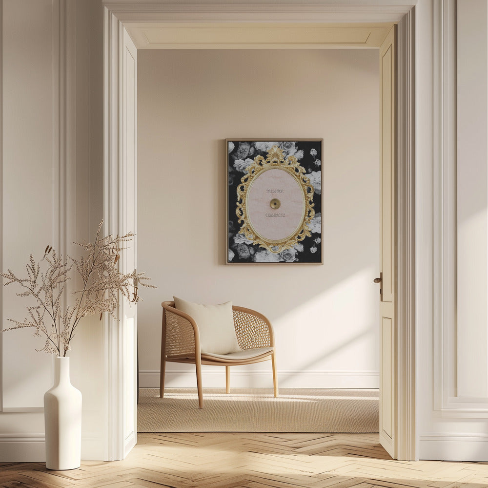 Champagnemörkblommig Ratio2x3 | Poster
