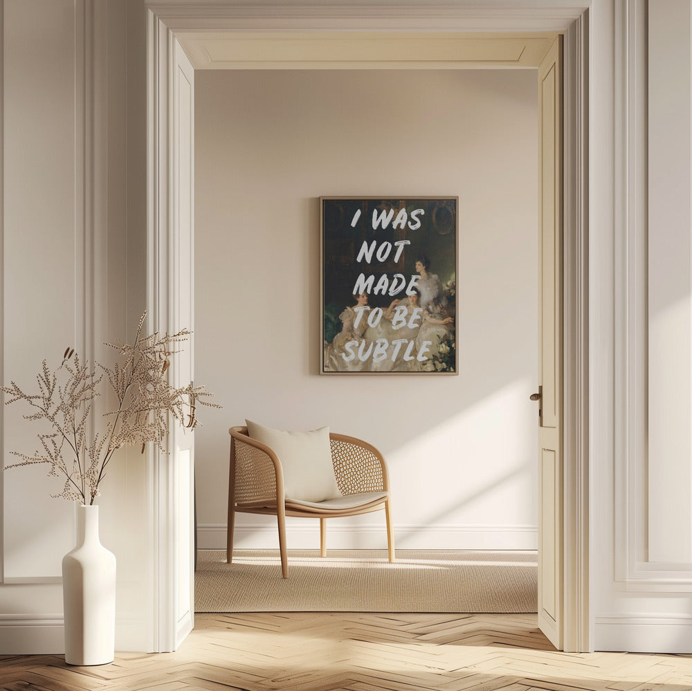 Notsubtlewhitefont Ratioiso | Poster