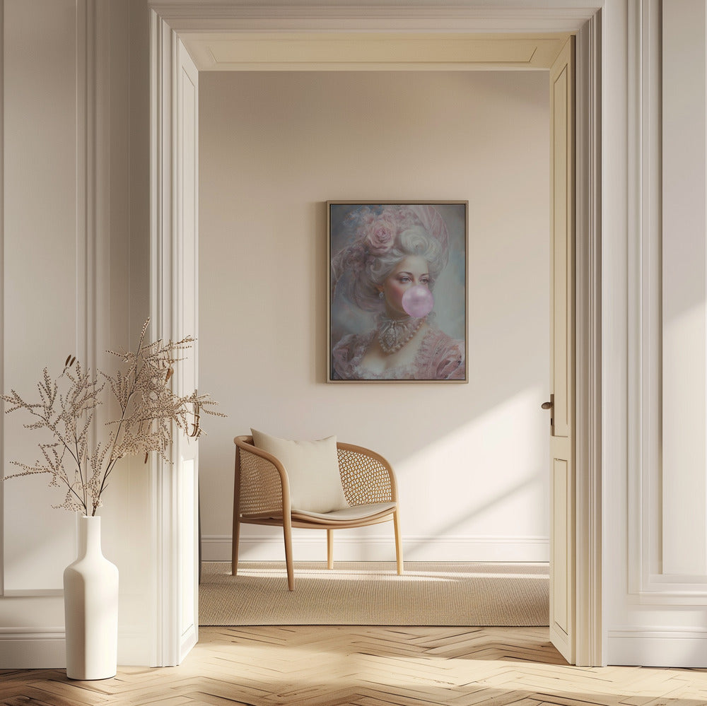 Pastellfärgad Marie Antoinette Bubble-Tuggummi | Poster