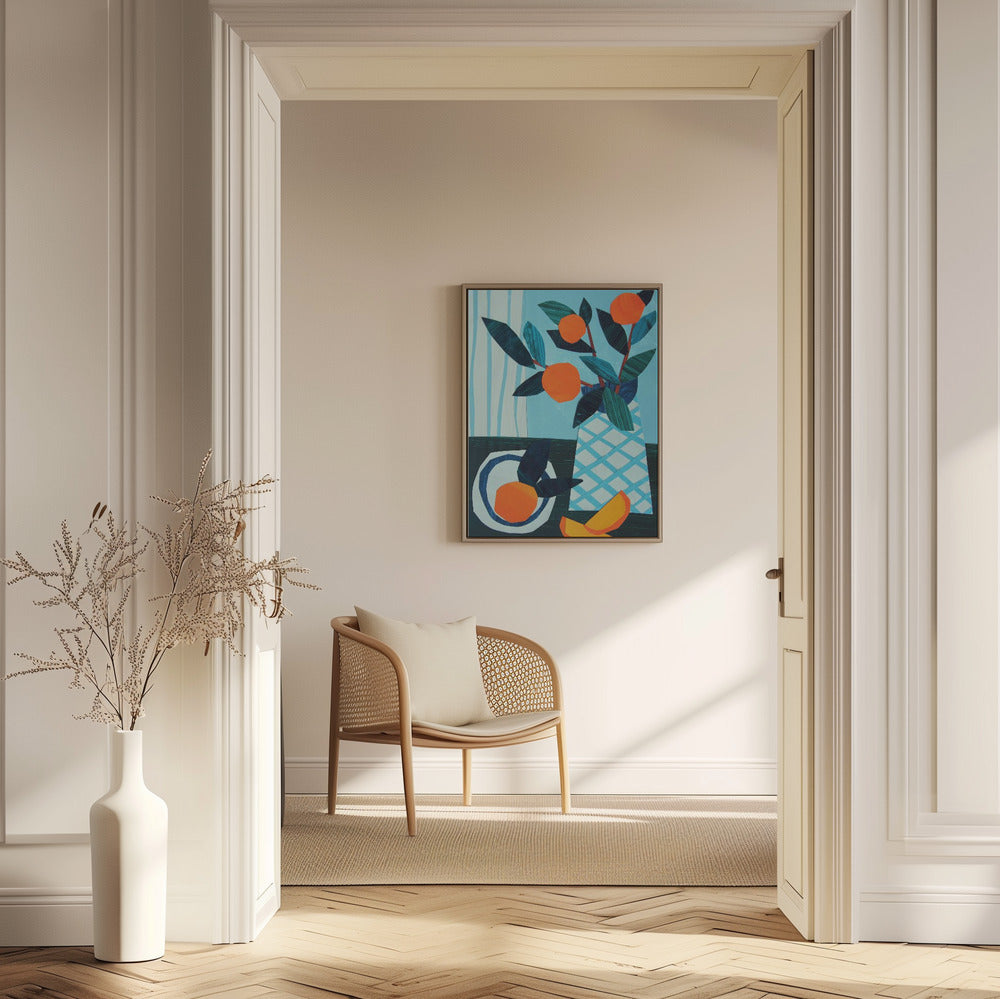 Citrusmorgonstilleben | Poster