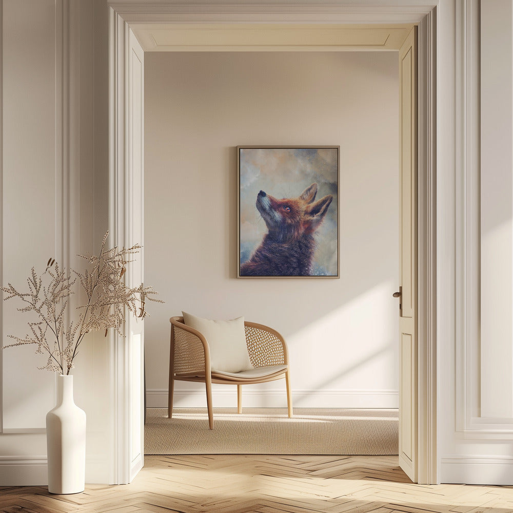 Animal Fox Watercolor Animal Art | Poster