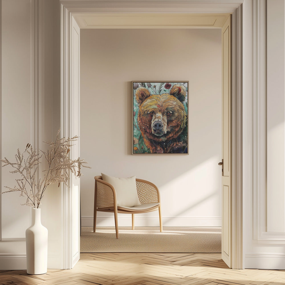 Animal Bear Watercolor Animal Art 1 | Poster