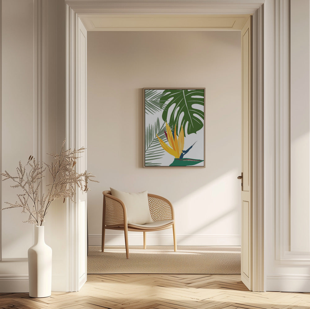 Monstera och palma | Poster