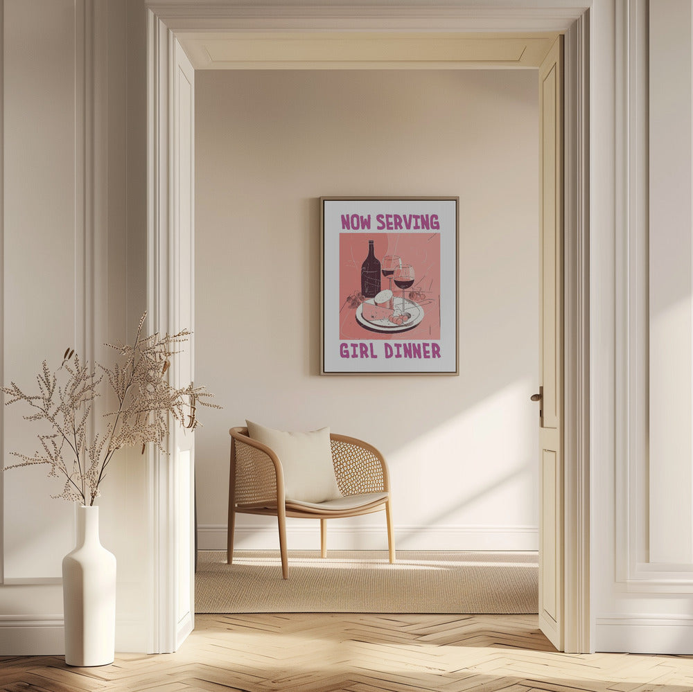 Flickmiddag nr 1 | Poster