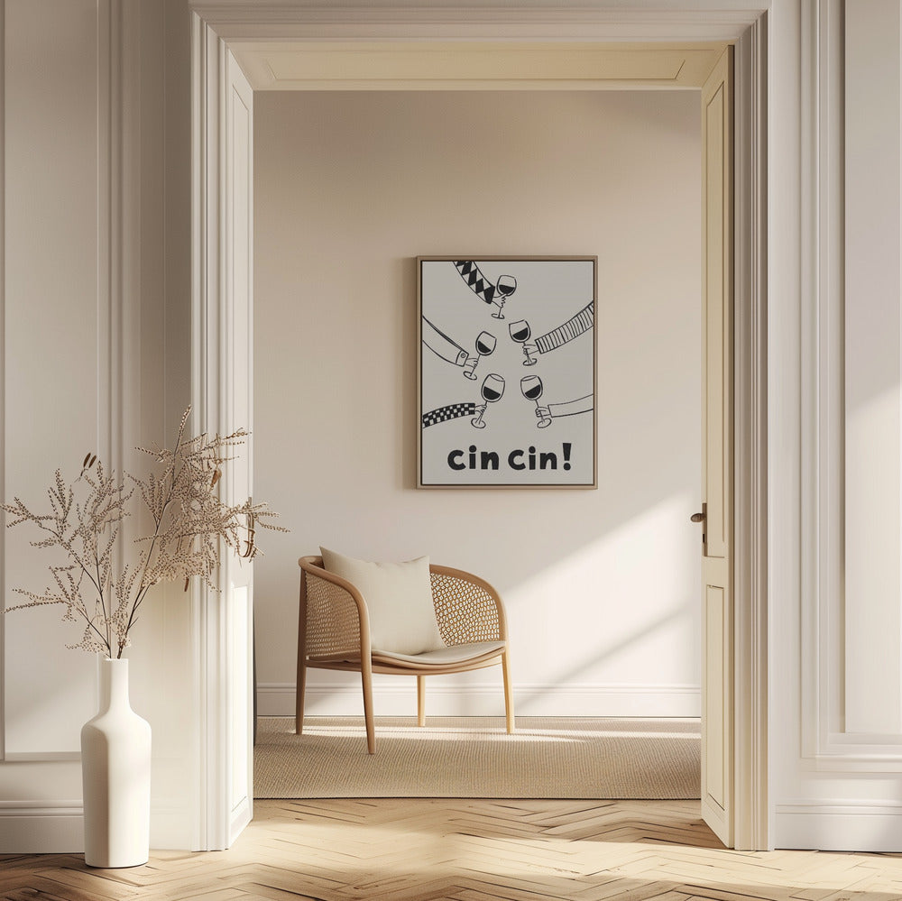 Cin cin! Vinfest med vänner | Poster