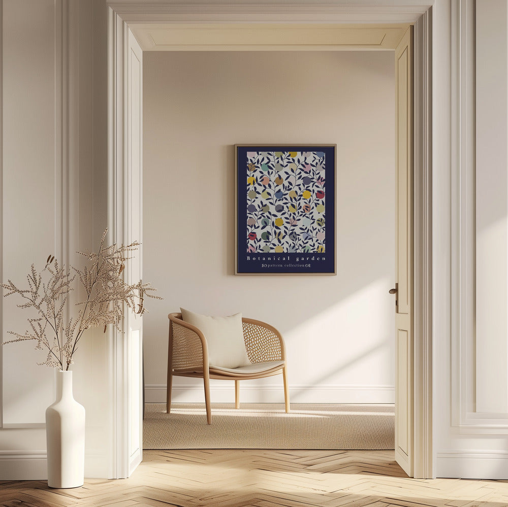 Expectant Iteration Botanical Garden Pattern | Poster