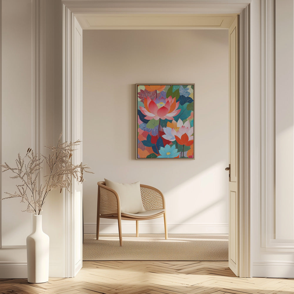 Den förtrollade lotusträdgården | Poster