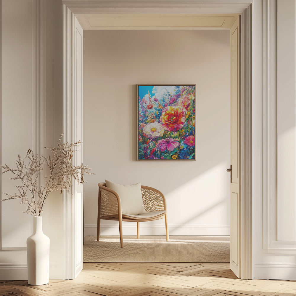 Wildflower Meadow Evergreen Flowers | Poster