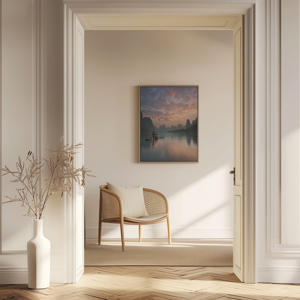 Li-flodens soluppgång | Poster