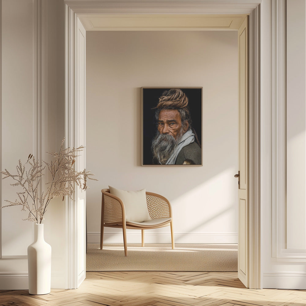 Porträtt av en Sadhu... | Poster