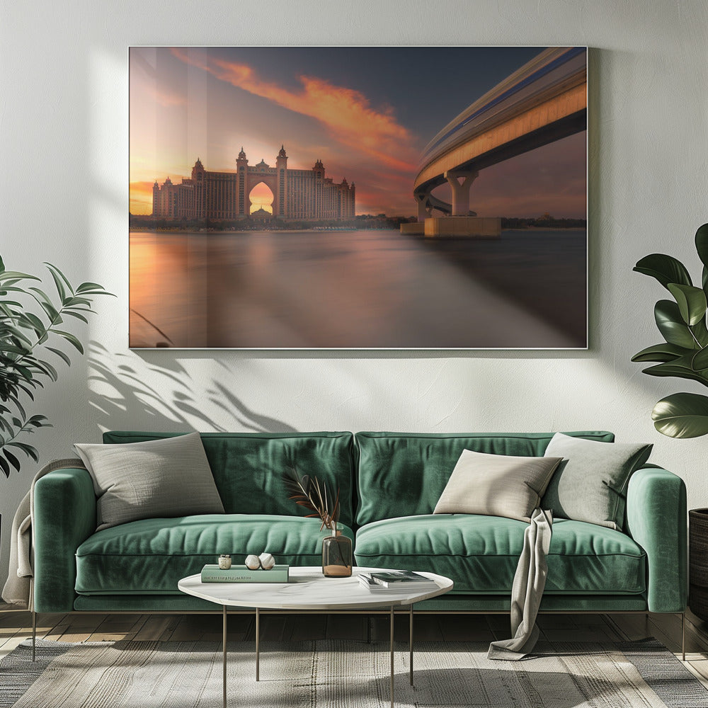 Atlantis solnedgång | Canvas