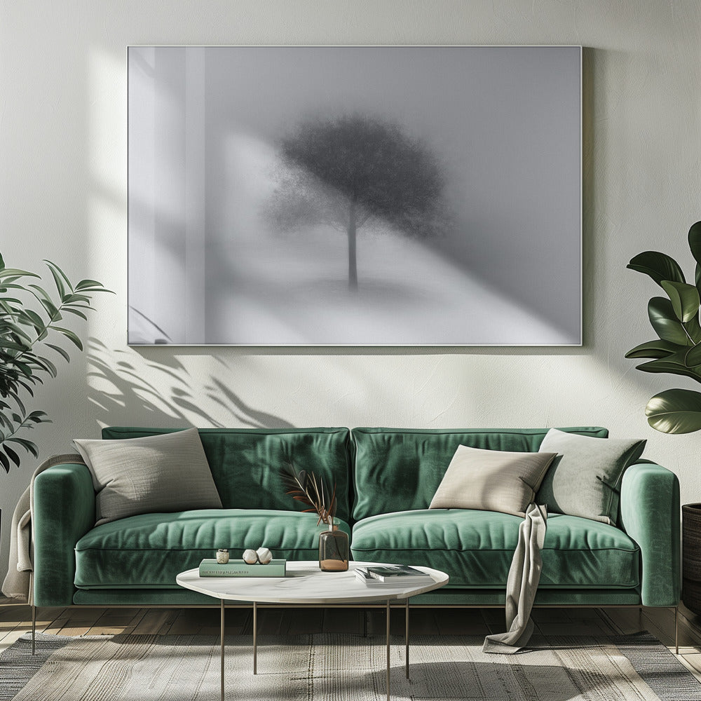 Arbre dans le brouillard | Tableaux sur Toile