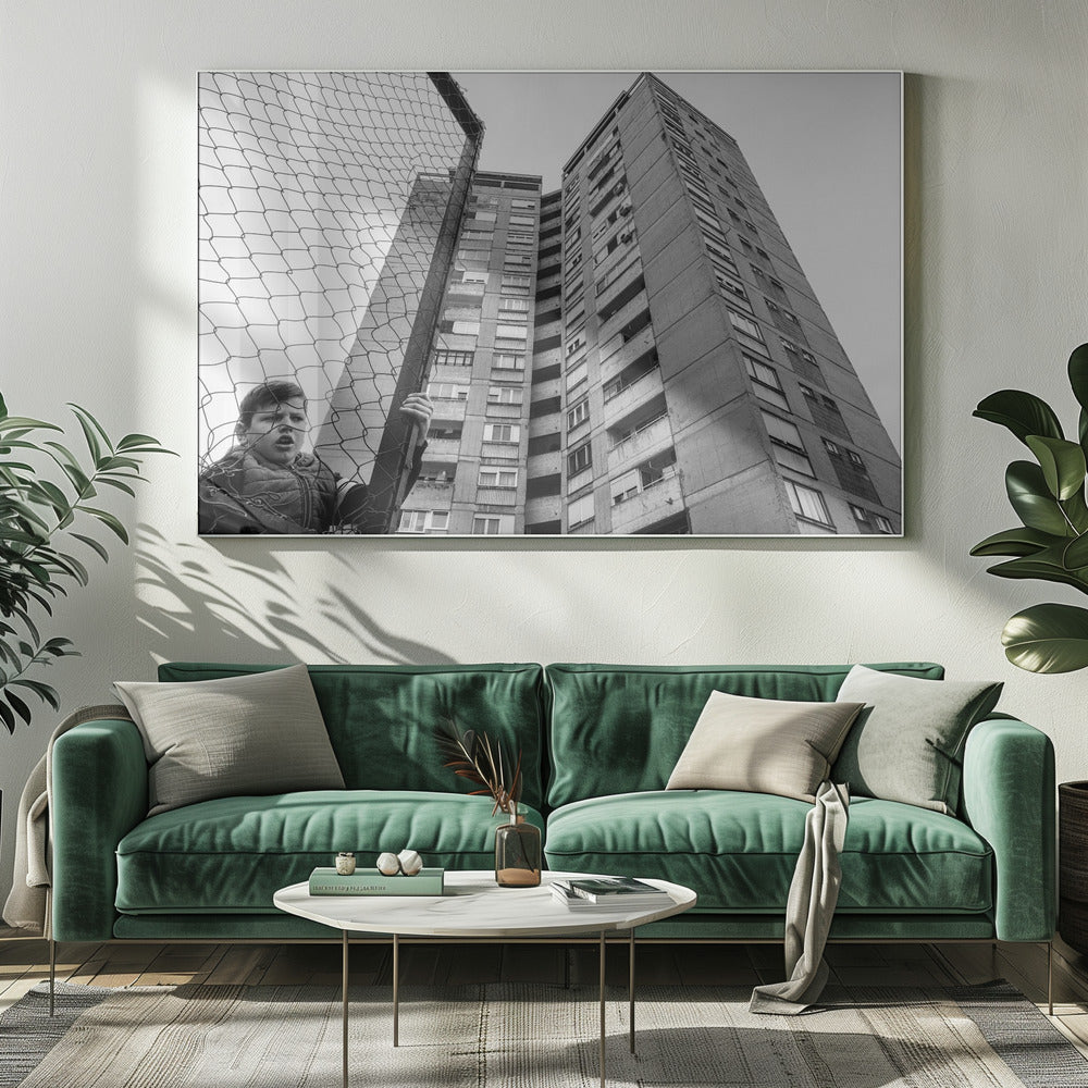 Pojken bakom staketet | Canvas