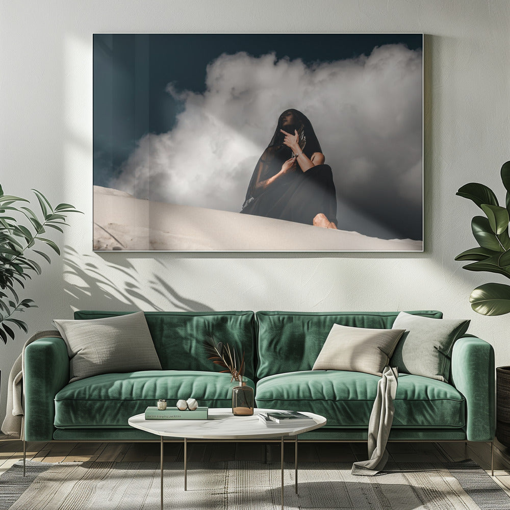 Beslöjad i stillhet | Canvas