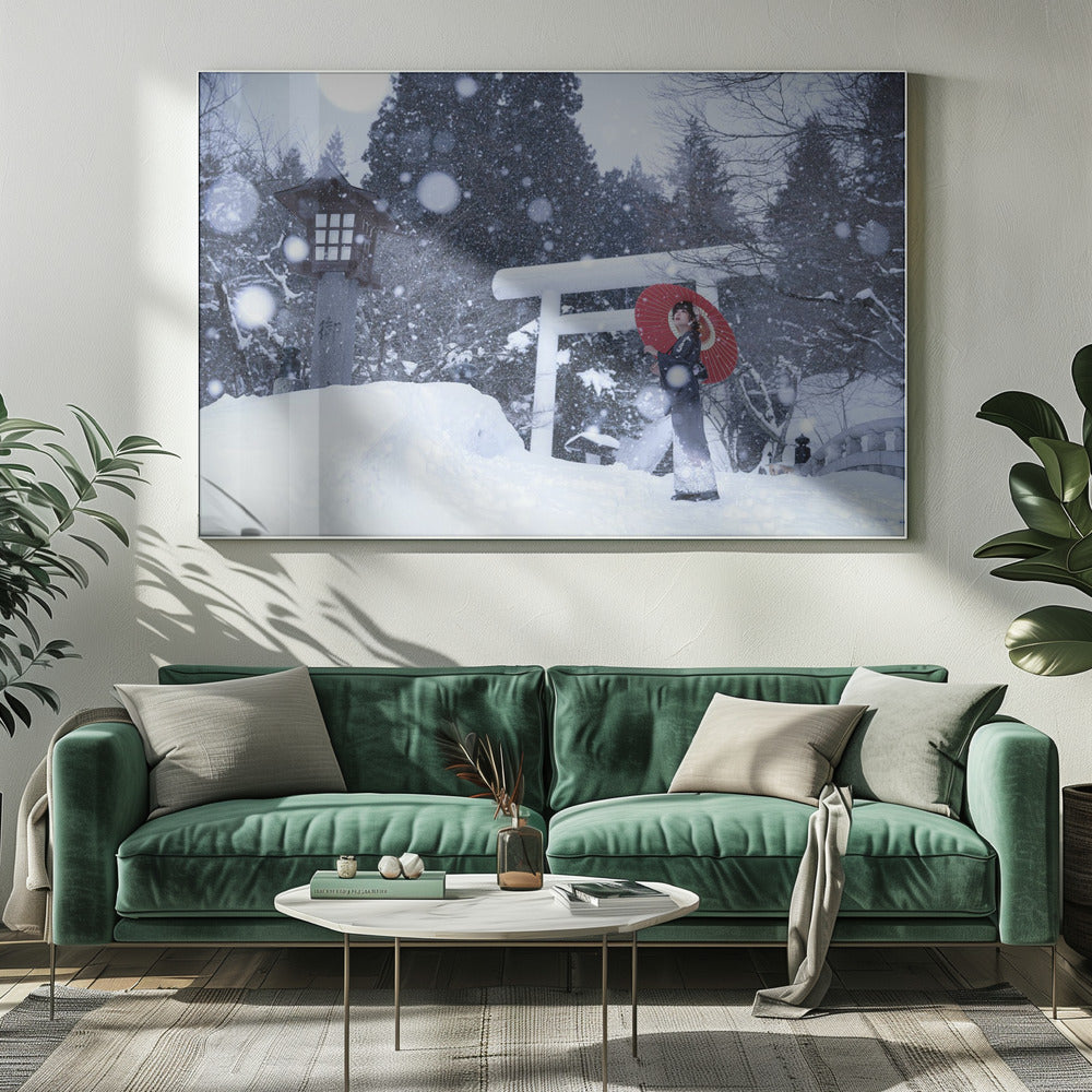 Vinterhelgedom i Japan | Canvas