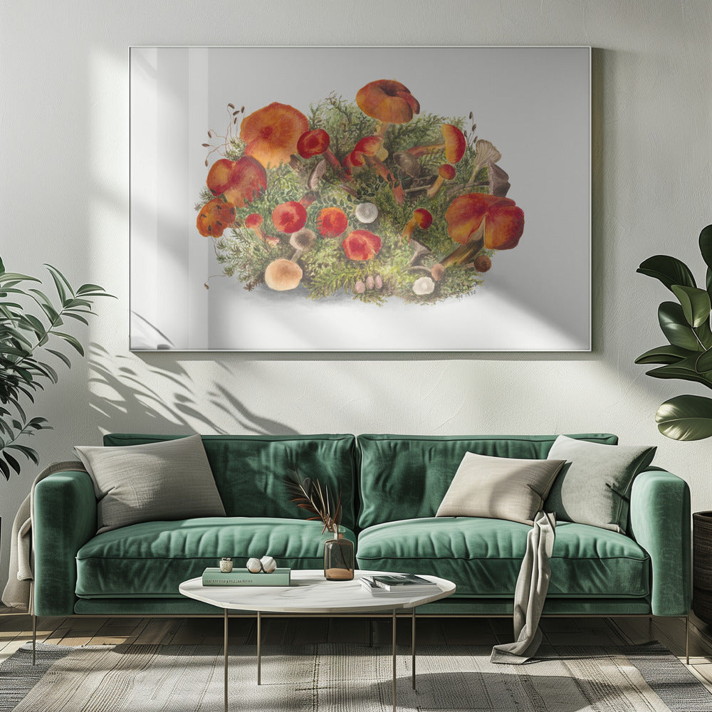 Studie av svampar (1880) Horisontell | Canvas