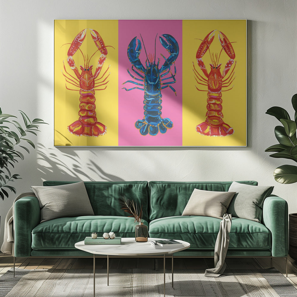 Lobster Langoustines Pop Art 2 | Duk