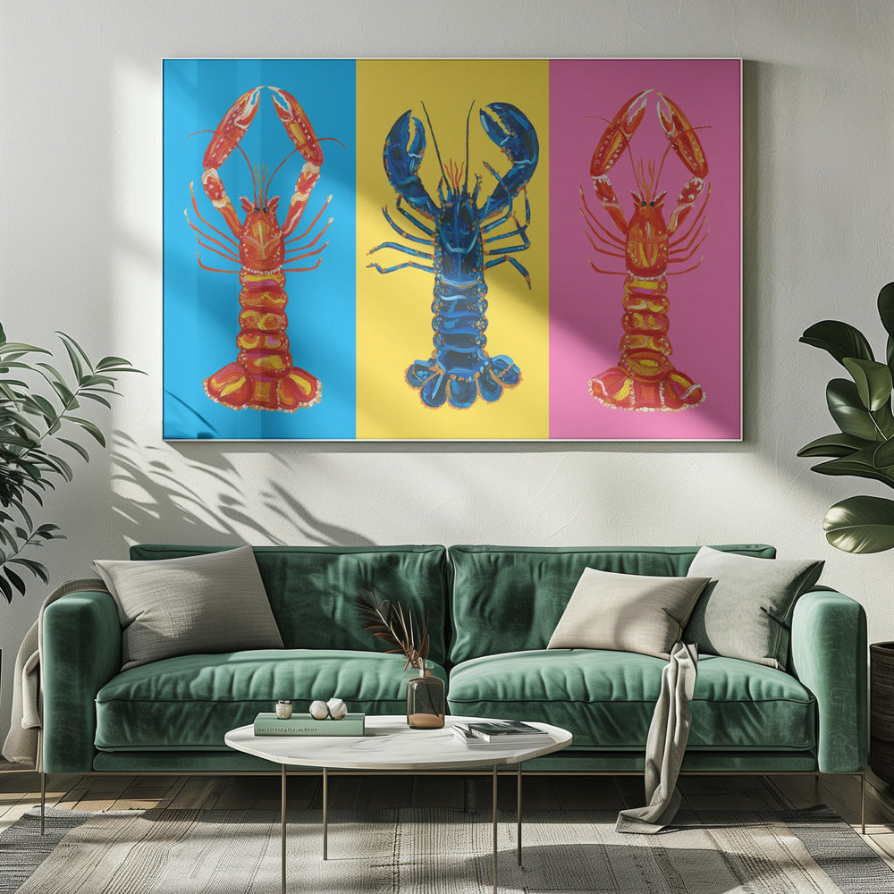 Lobster Langoustines Pop Art | Canvas